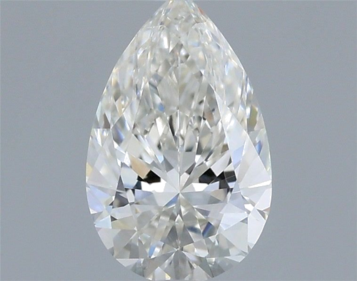 0.5 carat H-VVS2 Natūralus Pear Deimantas (1)