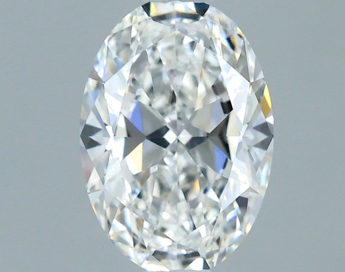 0.5 carat F-VVS2 Natūralus Oval Deimantas (1)