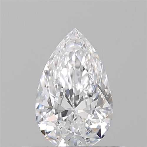 0.5 carat D-VS2 Natūralus Pear Deimantas (1)