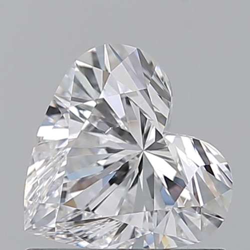 0.9 carat D-SI2 Natūralus Heart Deimantas (1)