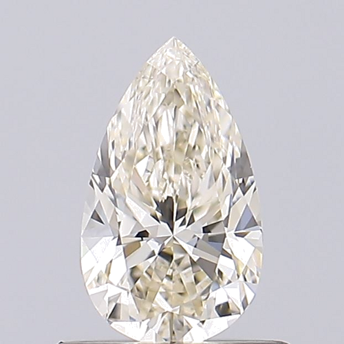 0.59 carat K-VVS2 Natūralus Pear Deimantas (1)