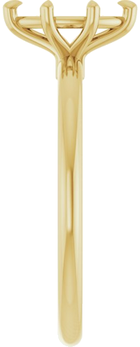 14K Yellow 8x4 mm Marquise Solitaire Engagement Ring Mounting (4)