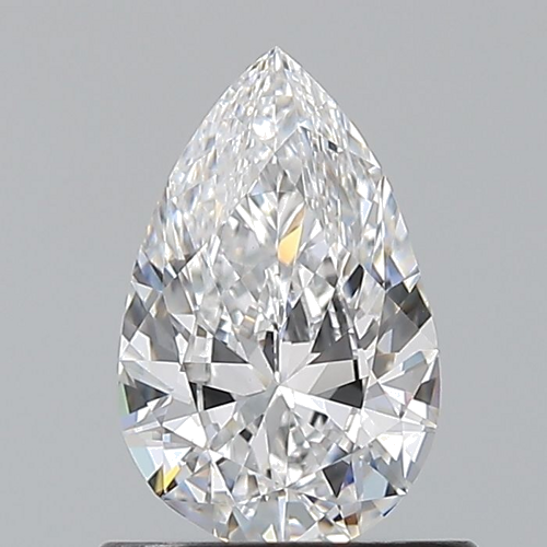 0.7 carat D-VS1 Natūralus Pear Deimantas (1)