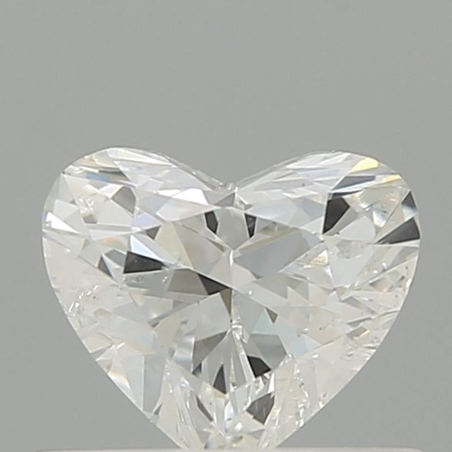 0.53 carat F-SI2 Natūralus Heart Deimantas (1)