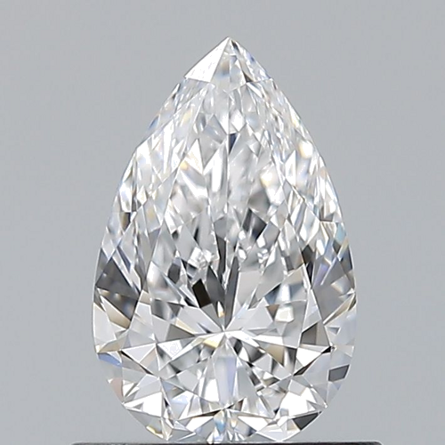 0.7 carat D-VS2 Natūralus Pear Deimantas (1)