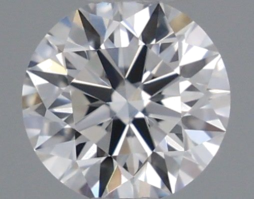 0.19 carat F-VVS2 Excellent cut Natūralus Round Deimantas (1)