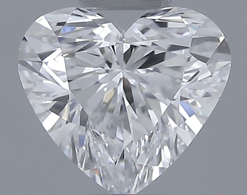 0.6 carat D-VVS2 Natūralus Heart Deimantas (1)