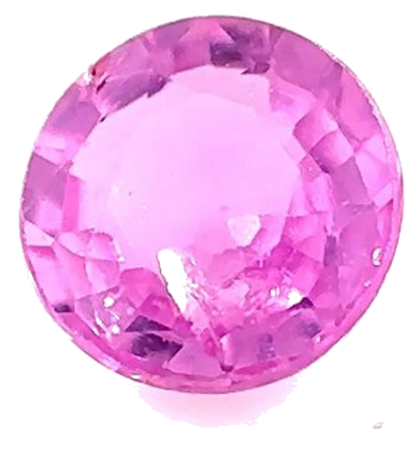 0.69 carat PINK Round Safyras (1)