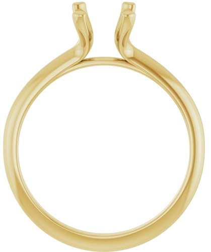 Sužadėtuvių Žiedas „Solitaire“ 10k yellow gold Emerald 8mm x 6mm (2)