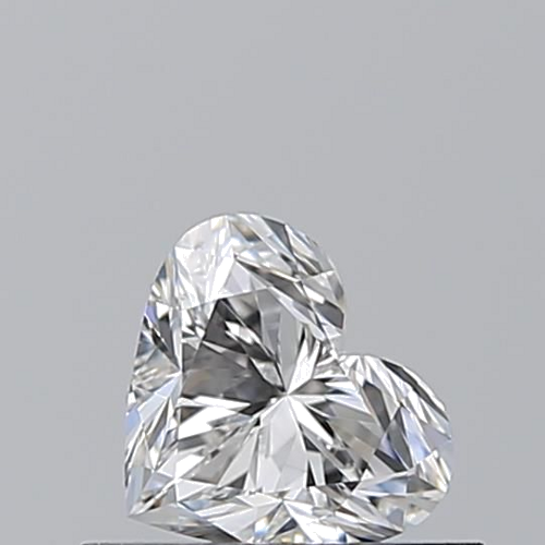 0.5 carat F-VVS1 Natūralus Heart Deimantas (1)