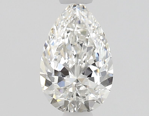 0.5 carat F-VS2 Natūralus Pear Deimantas (1)