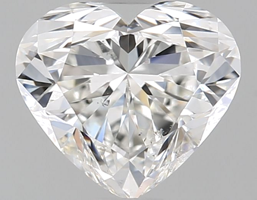 0.9 carat G-SI1 Natūralus Heart Deimantas (1)