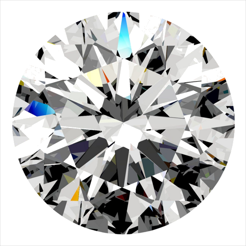 0.31 carat J-VVS1 Excellent cut Natūralus Round Deimantas (1)
