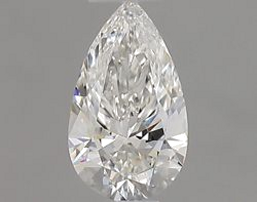 0.4 carat G-VS2 Natūralus Pear Deimantas (1)