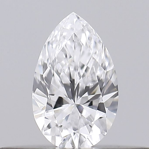 0.18 carat D-VS1 Natūralus Pear Deimantas (1)