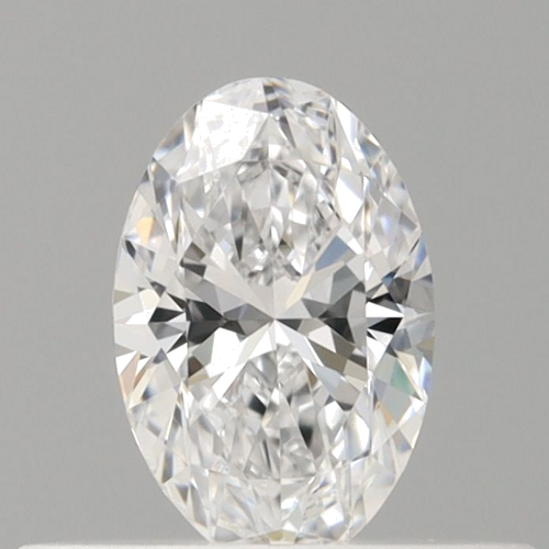 0.3 carat D-VVS2 Natūralus Oval Deimantas (1)