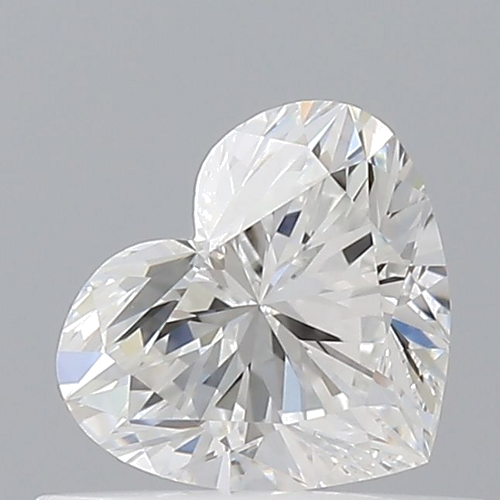 0.5 carat F-IF Natūralus Heart Deimantas (1)