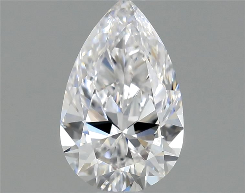 0.5 carat D-VS2 Natūralus Pear Deimantas (1)