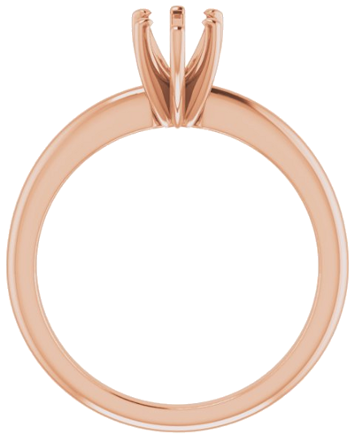 Sužadėtuvių Žiedas „Solitaire“ 585 Rožinis Aukso Pear Shape 8mm x 5mm (2)