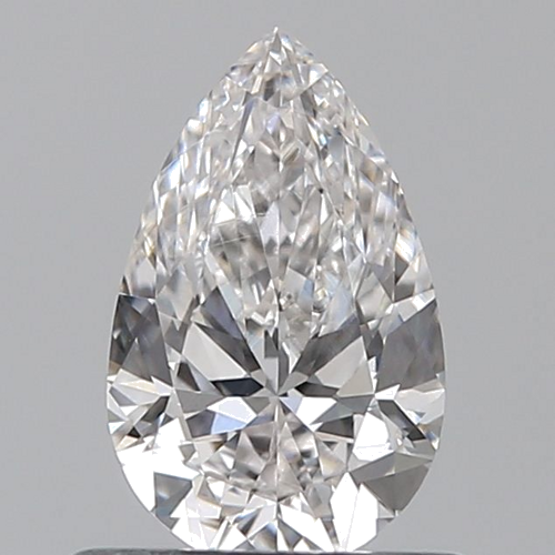 0.6 carat G-VS1 Natūralus Pear Deimantas (1)