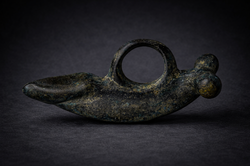 Ancient Roman phallic amulet (fascinum), 3rd century AD (2)