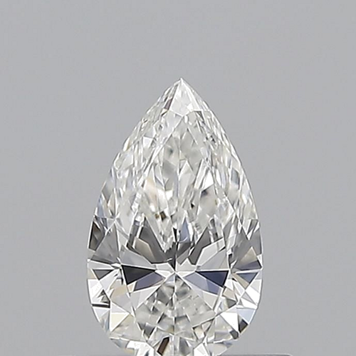 0.5 carat F-VS2 Natūralus Pear Deimantas (1)
