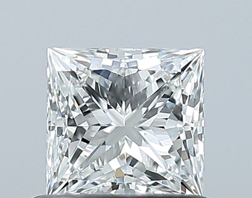 0.6 carat F-VVS1 Natūralus Princess Deimantas (1)