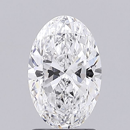 1.7 carat D-SI1 Natūralus Oval Deimantas (1)