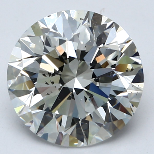 4.01 carat F-SI2 Excellent cut Natūralus Round Deimantas (1)