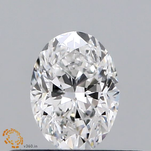 0.33 carat D-VVS1 Natūralus Oval Deimantas (1)