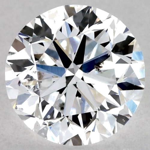 0.7 carat D-SI2 GD cut Natūralus Round Deimantas (1)