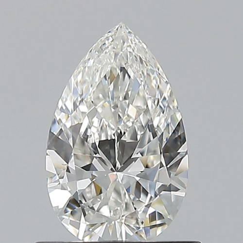 0.7 carat G-IF Natūralus Pear Deimantas (1)