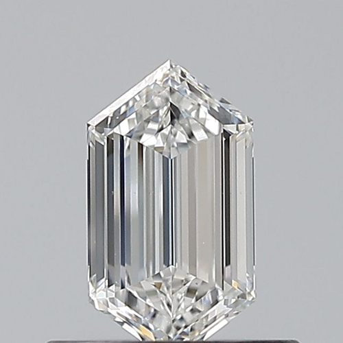 0.5 carat F-VS2 Natūralus Hexagonal Deimantas (1)