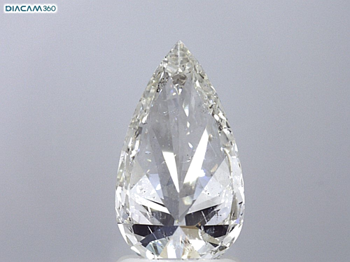 2.02 carat J-SI2 Natūralus Pear Deimantas (1)