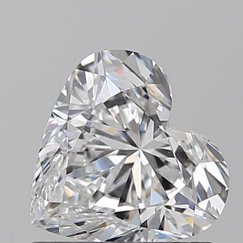 1.01 carat D-VS2 Natūralus Heart Deimantas (1)