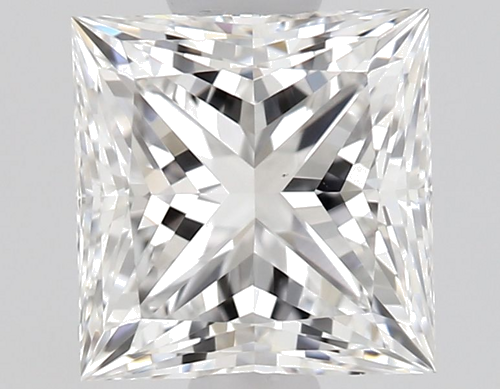 0.7 carat E-VS1 Natūralus Princess Deimantas (1)