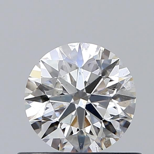 0.56 carat F-SI2 Excellent cut Natūralus Round Deimantas (1)