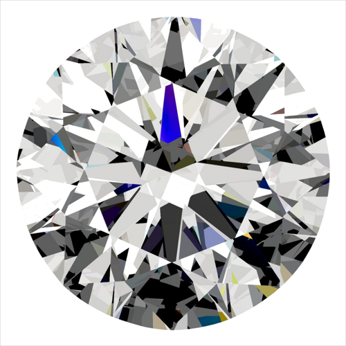 0.3 carat E-VVS1 Excellent cut Natūralus Round Deimantas (1)