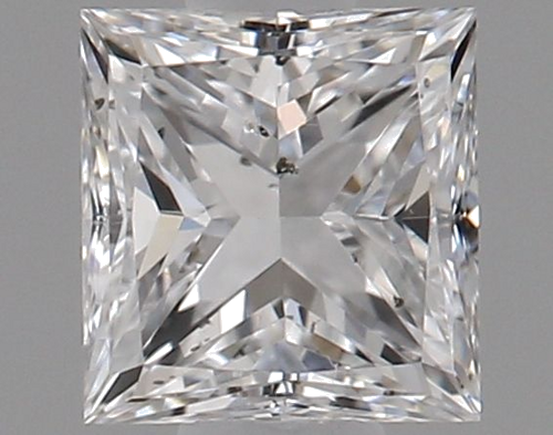 0.35 carat D-SI1 Natūralus Princess Deimantas (1)