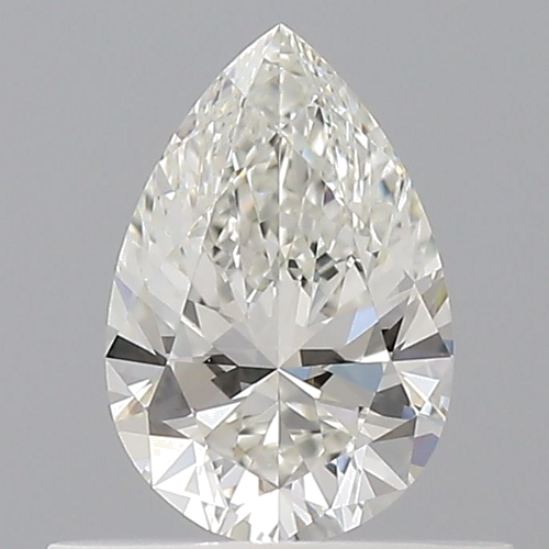 0.5 carat H-VVS1 Natūralus Pear Deimantas (1)