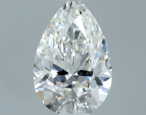 0.3 carat G-VVS2 Natūralus Pear Deimantas (1)