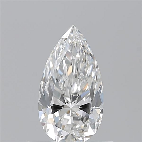 0.67 carat F-IF Natūralus Pear Deimantas (1)