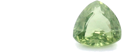 0.68 carat GREEN Triangular Safyras (1)