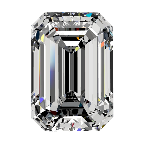 0.35 carat E-VVS1 Natūralus Emerald Deimantas (1)