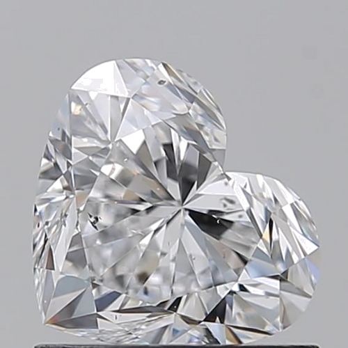 0.91 carat D-SI1 Natūralus Heart Deimantas (1)