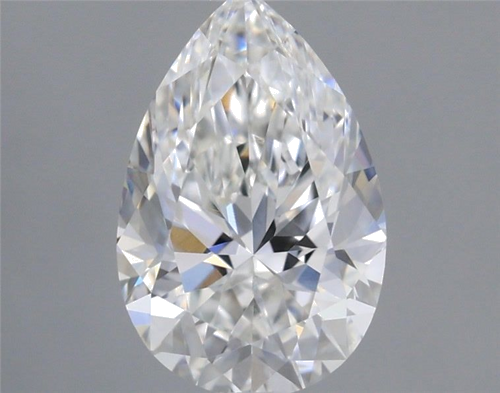 0.52 carat F-VVS1 Natūralus Pear Deimantas (1)