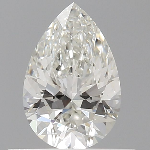 0.5 carat H-VVS1 Natūralus Pear Deimantas (1)
