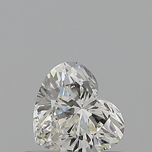 0.52 carat I-VVS2 Natūralus Heart Deimantas (1)
