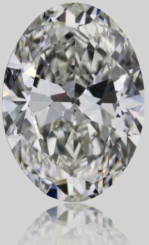 0.53 carat H-VVS2 Natūralus Oval Deimantas (1)