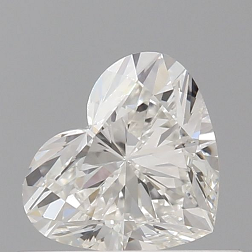 0.51 carat H-VVS2 Natūralus Heart Deimantas (1)